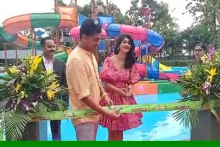 actress-aditi-prabhudeva-in-wonderla-amusement-park-at-bidadi