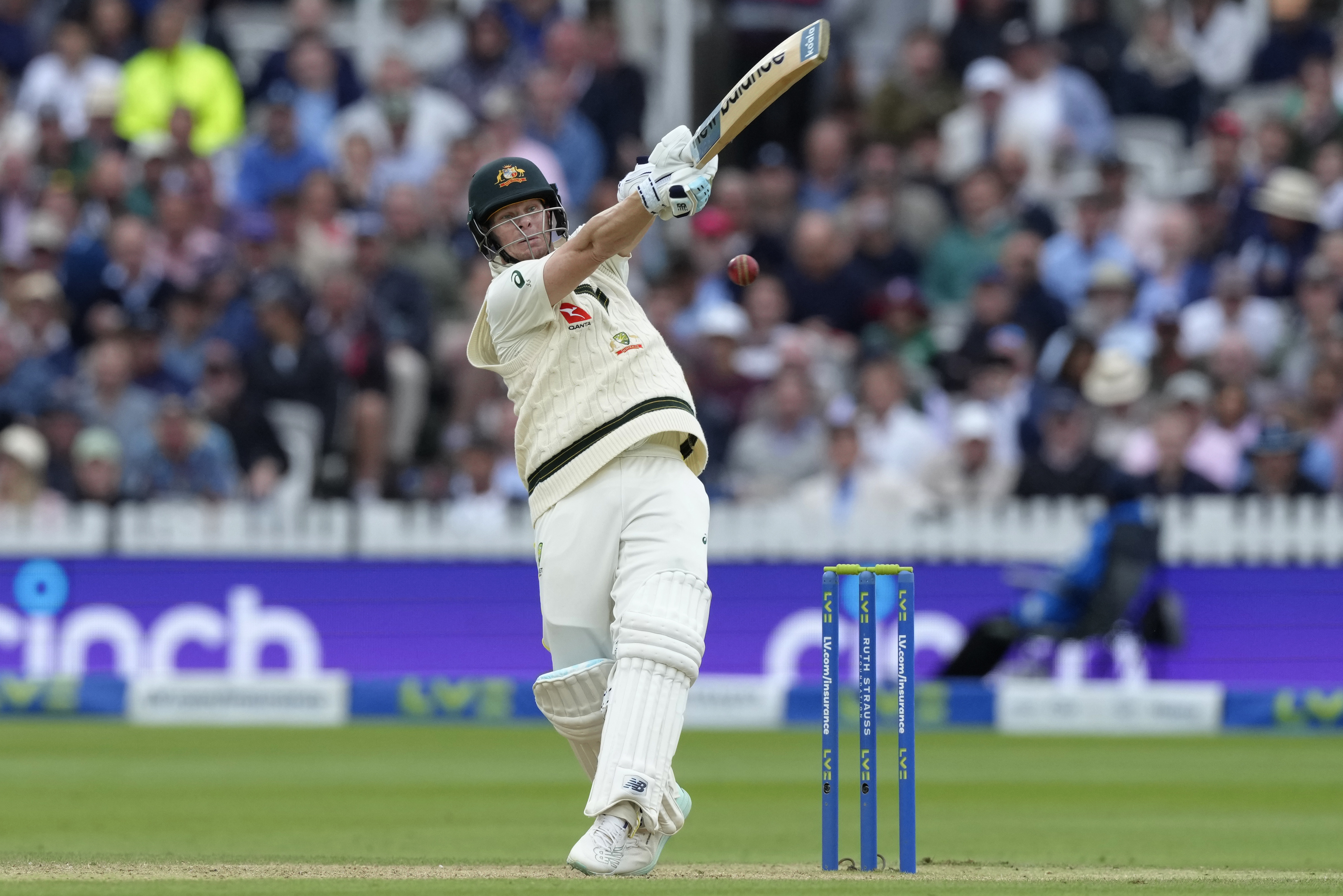 Australia dug out a hefty lead of 221 runs against England before drizzle prematurely ended day three of the second Ashes test at Lord's on Friday. Usman Khawaja fronted Australia's dogged fight in bowler-friendly conditions with an unbeaten 58 from 123 balls. His 60-odd partnerships with fellow opener David Warner then Marnus Labuschagne kept Australia on top.