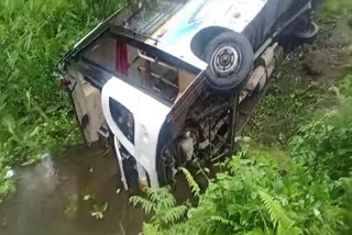 Several injured after bus falls into ditch in NH 115 of Sadiya