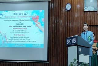 A SPECIAL FUNCTION ORGANIZED IN SKIMS SOURA ON DOCTOR'S DAY