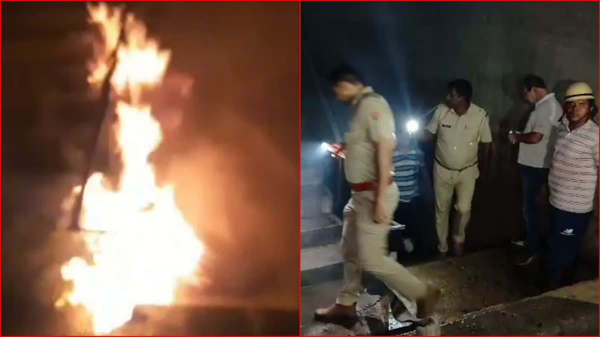 mosque fire in gurugram