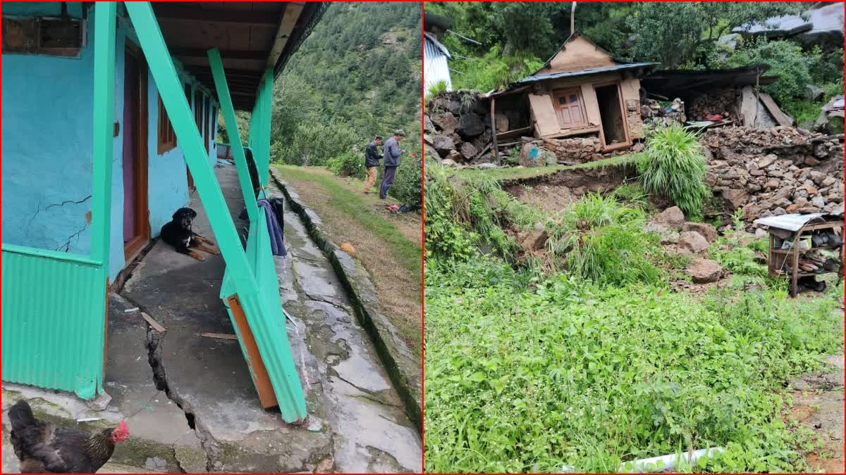 Villages evacuated in Rampur due to landslide in Shimla.