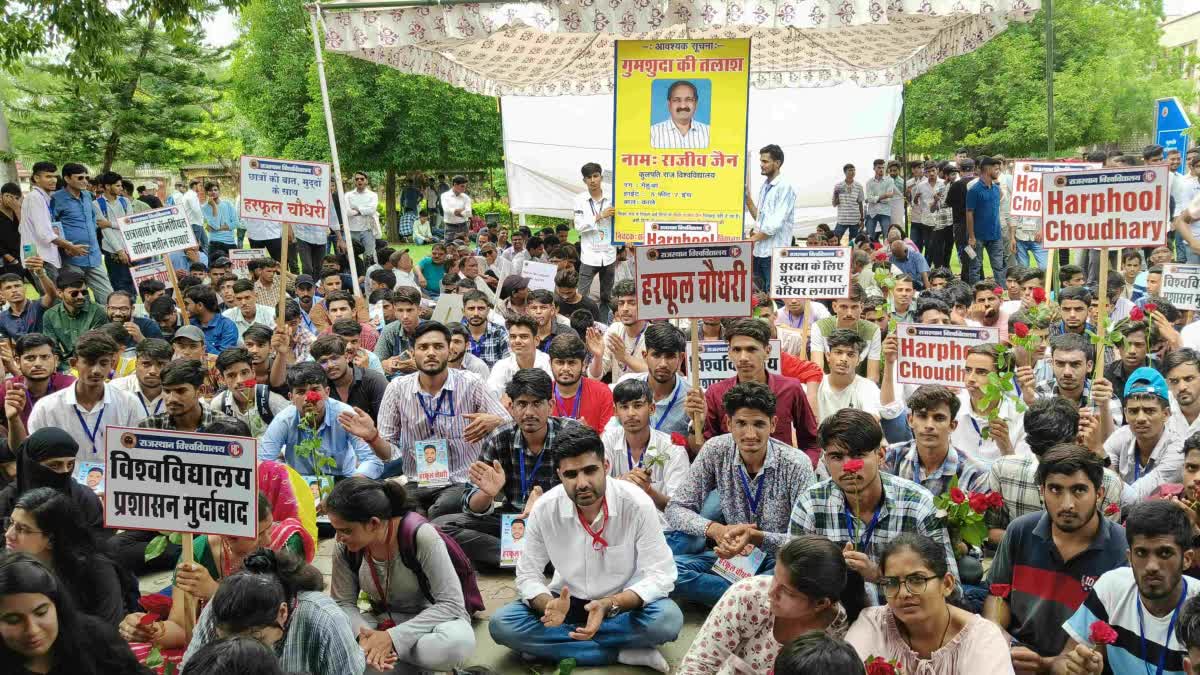 Student Protest in Jaipur