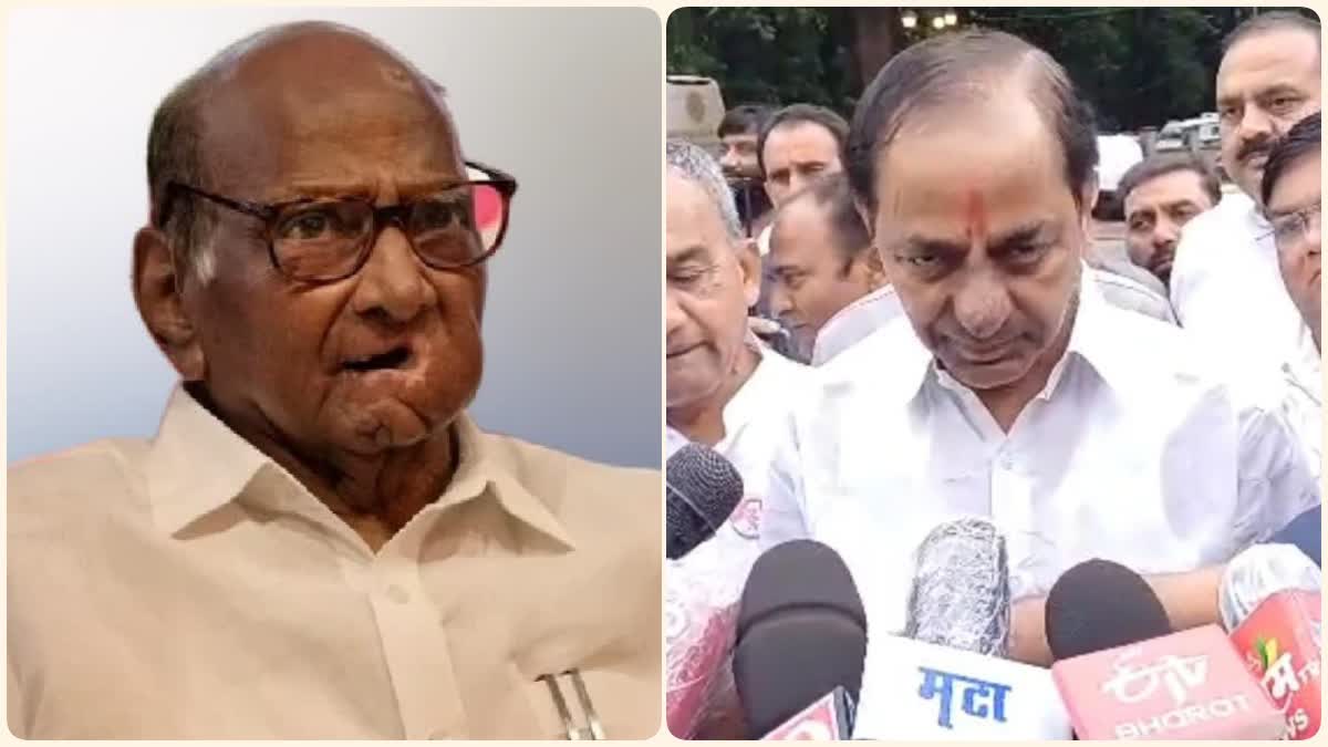 KCR on Sharad Pawar