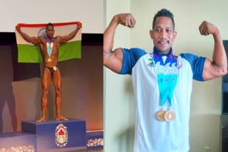 Jharkhand Police Jawan Santosh Bobonga won Gold at world police and fire games canada