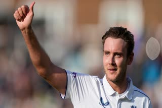 Wearing his familiar white headband, Stuart Broad roared in — knees pumping — to send down one last delivery in his brilliant cricket career.  Broad, one of England's greatest-ever players, wasn't going to let this moment pass him by. Not in the final test of an Ashes series, the kind of match this 37-year-old pace-bowling warrior has lived for.