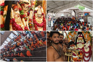 Kashi Vishwanath Dham witnessed long queues of devotees during the auspicious month of Sawan