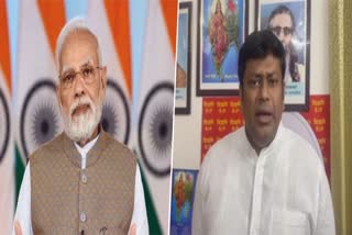 PM Modi Meets Bengal BJP MPs ETV Bharat