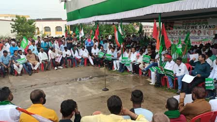 India protests in Giridih against Manipur violence