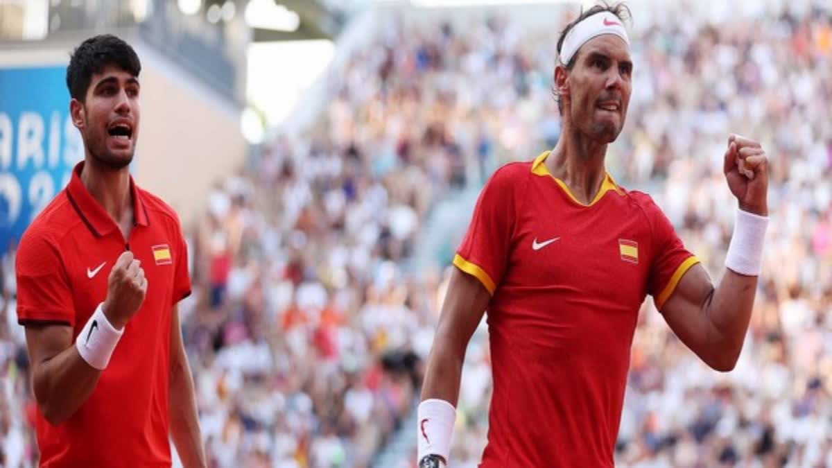 PARIS OLYMPICS: NADAL, ALCARAZ'S HOPE FOR GOLD ENDS ON BITTER NOTE