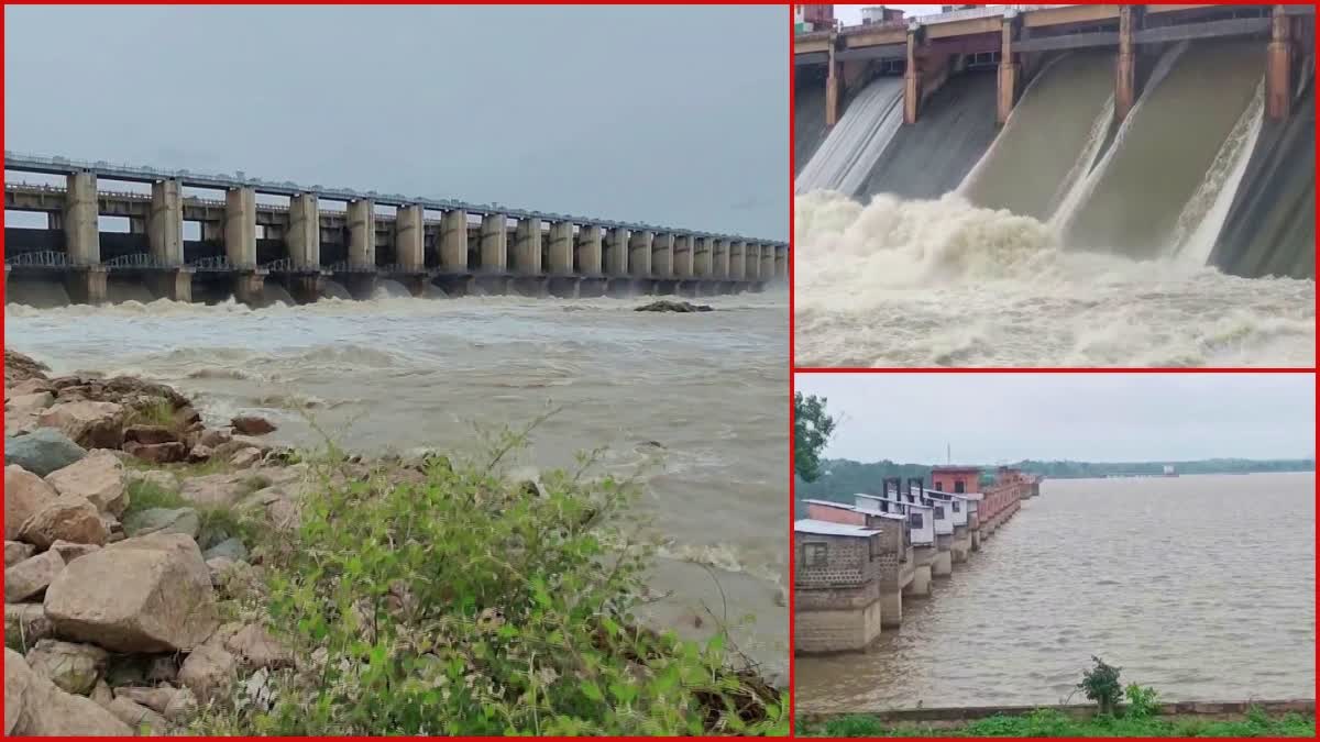 Flood Flow to Telangana Water Projects