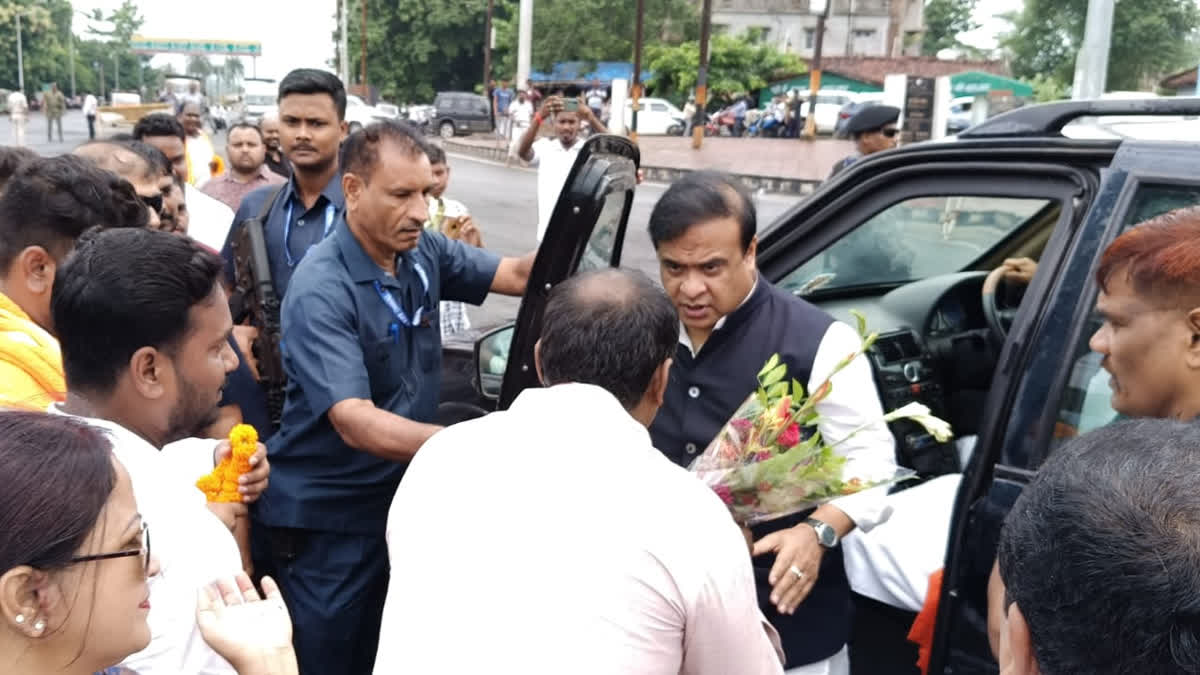 Himanta Biswa Sarma in Dumka