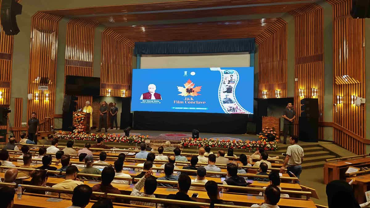 Jammu And Kashmir Lt Governor Manoj Sinha Unveils 'Film Policy 2024' at SKICC in Srinagar on Thursday, Aug 1, 2024