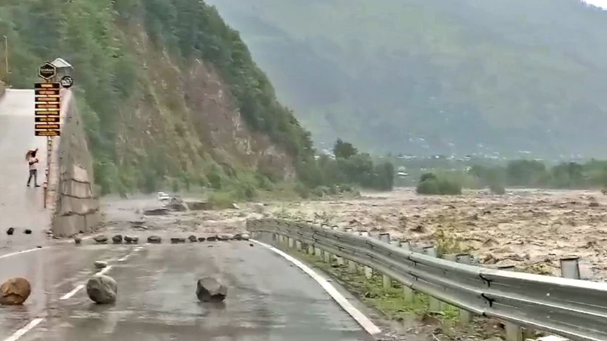 Cloudburst in Rampur in Shimla