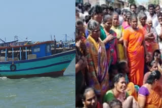 ശ്രീലങ്കയില്‍ ബോട്ട് അപകടം  FISHERMAN DIED IN BOAT ACCIDENT  MALAYALAM LATEST NEWS  TN FISHERMAN MISSING IN SRI LANKA