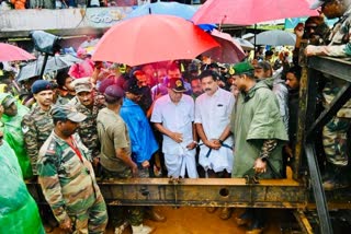 ചൂരല്‍മല ഉരുള്‍പൊട്ടല്‍  WAYANAD LANDSLIDE  CM VISIT CHOORALMALA  വയനാട് ഉരുൾപൊട്ടൽ