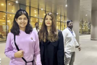 Aishwarya Rai bachchan returns from new york holiday with daughter Aaradhya