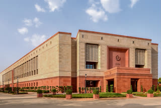 New Parliament Building Water Leakage Glass Domes Lok Sabha Secretariat Prahlad Joshi