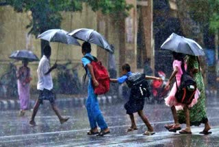 RAIN HOLIDAY IN SEVEN DISTRICTS  KERALA RAIN ALERT  കേരളത്തില്‍ മഴ അവധി  ആറ് ജില്ലകളില്‍ അവധി