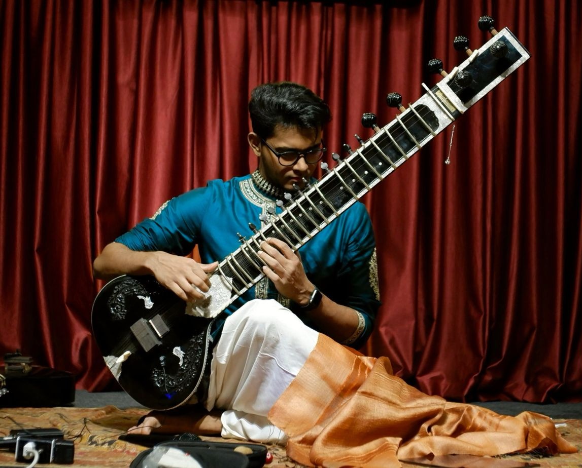 Sitar player Swayam Siddha Priyadarshi