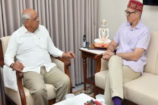 JAMMU AND KASHMI  OMAR ABDULLAH GUJARAT VISIT  PAHALGAM ATTACK  Gujarat C M Bhupendra Patel