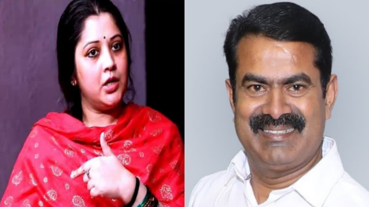 actress Vijayalakshmi complaint against Seeman