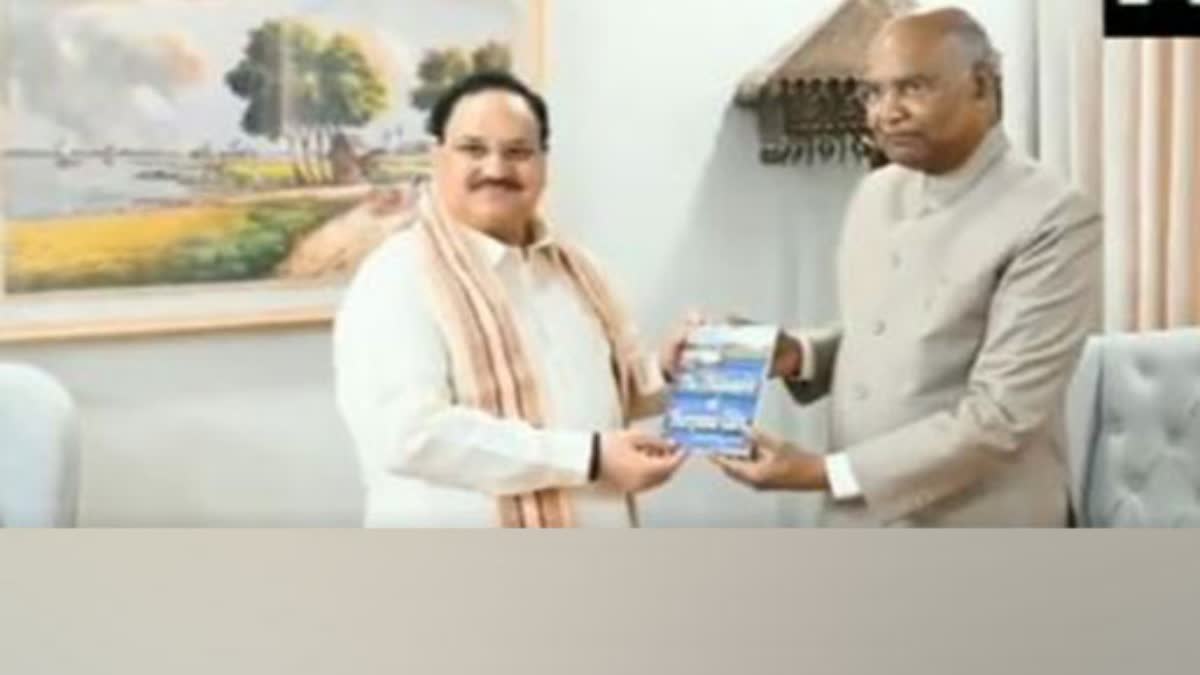 BJP chief Nadda meets ex prez Kovind over One nation, one election