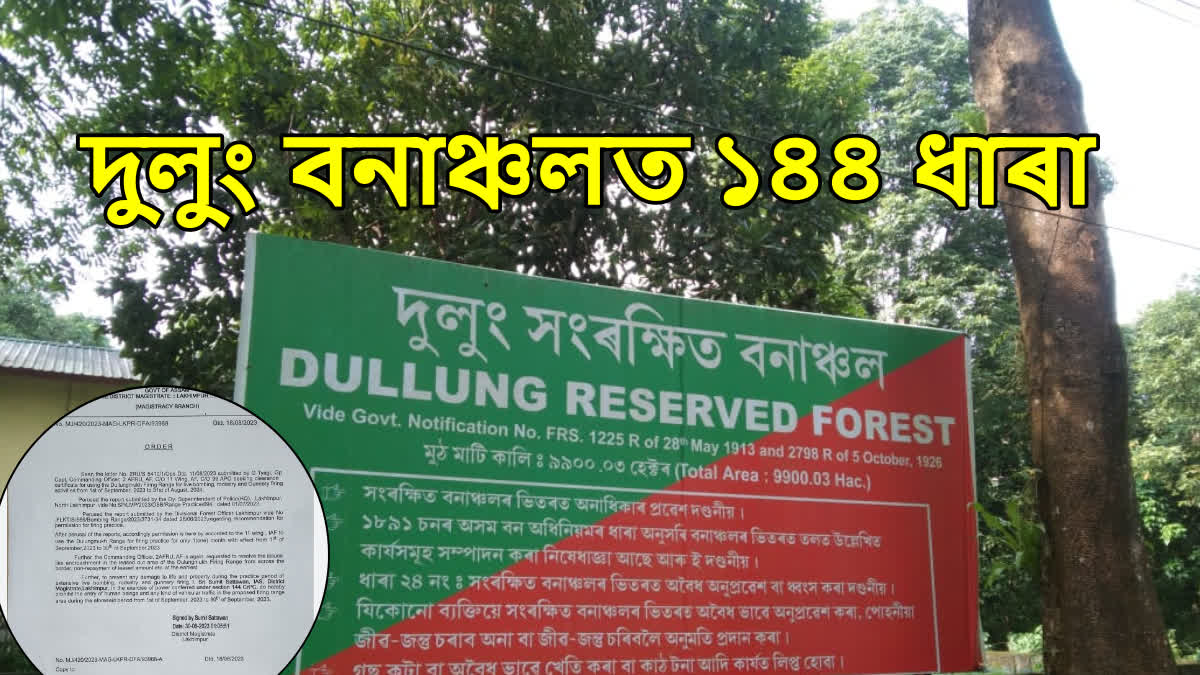 Dulung reserve forest