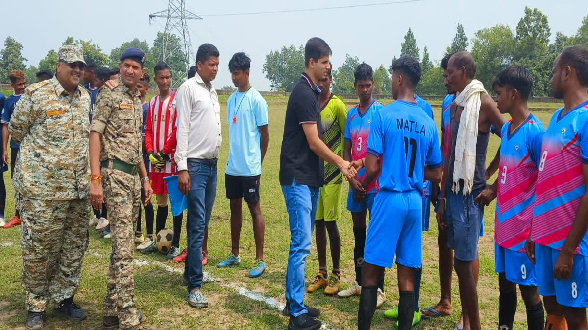 Football competition organized in Naxalgarh