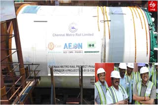 metro rail phase 2 tunnel works between lighthouse to poonamallee route starts in chennai