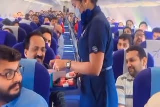ISRO Director Welcome In Flight