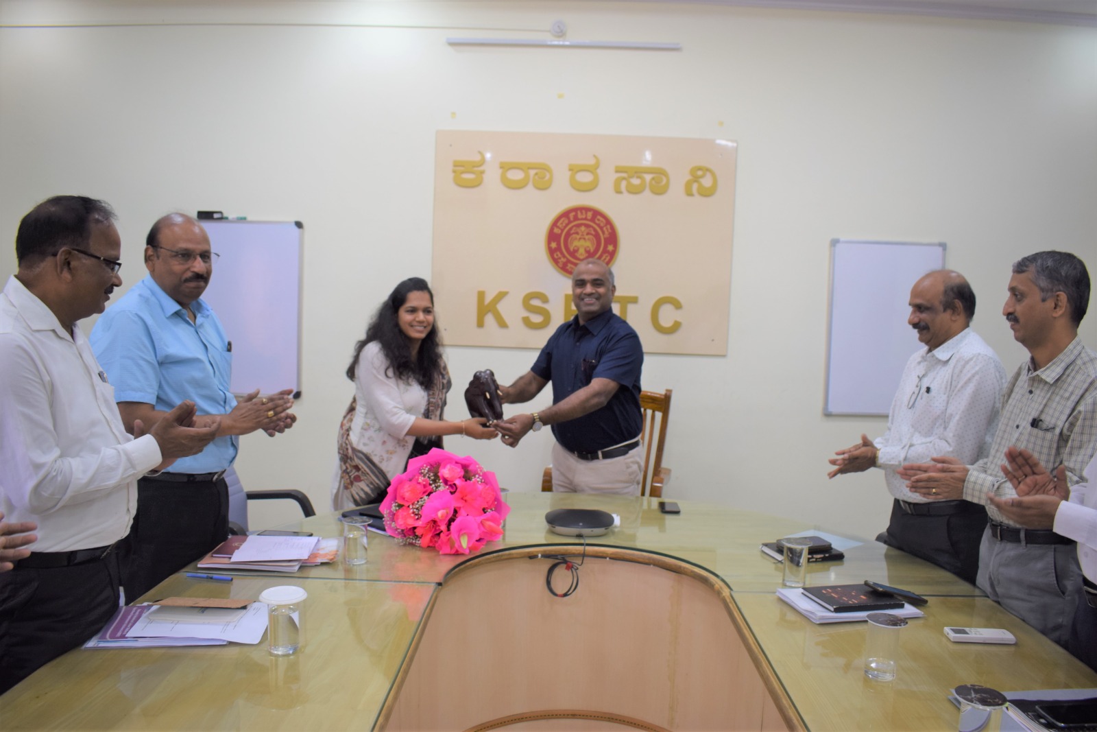 Uttar Pradesh delegation arrived to study the initiatives of KSRTC