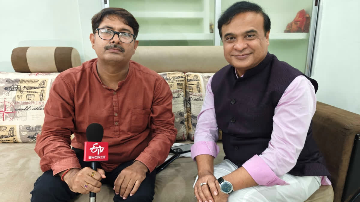 In an exclusive interview with Assam Chief Minister Himanta Biswa Sarma ahead of the Assembly Election in Jharkhand, ETV Bharat Bureau Chief Rajesh Kumar Singh speaks to him about his vision, role in the polls, and BJP's take on infiltrators in Bihar, Jharkhand and West Bengal.