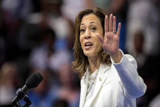 US Vice President Kamala Harris said former President Donald Trump disrespected sacred ground in his recent appearance at Arlington National Cemetery, where the Republican nominee took and distributed images despite a federal prohibition on campaign activity on the grounds