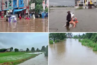 Heavy rains batter Andhra Pradesh.