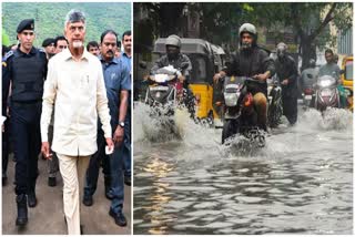 CM Visiting the Flood Effected Areas of Vijayawada Singh Nagar LIVE