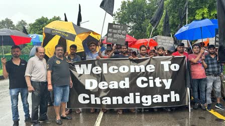 Traders protest in Chandigarh