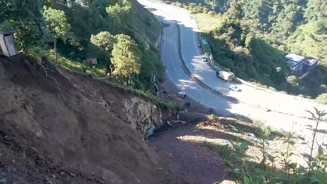 Landslide in Waknaghat