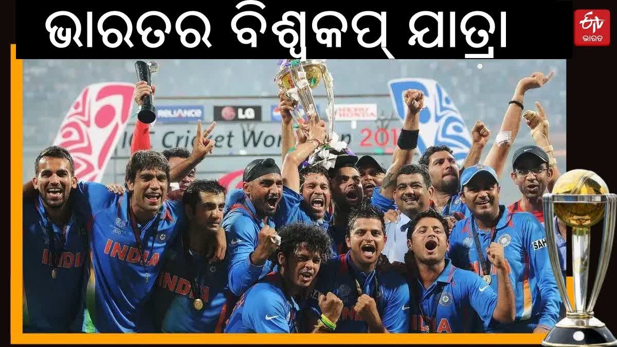 Team Indias journey in Cricket World Cup