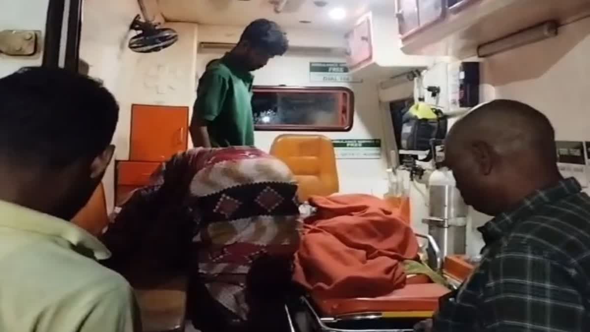 serious patients locked in ambulance