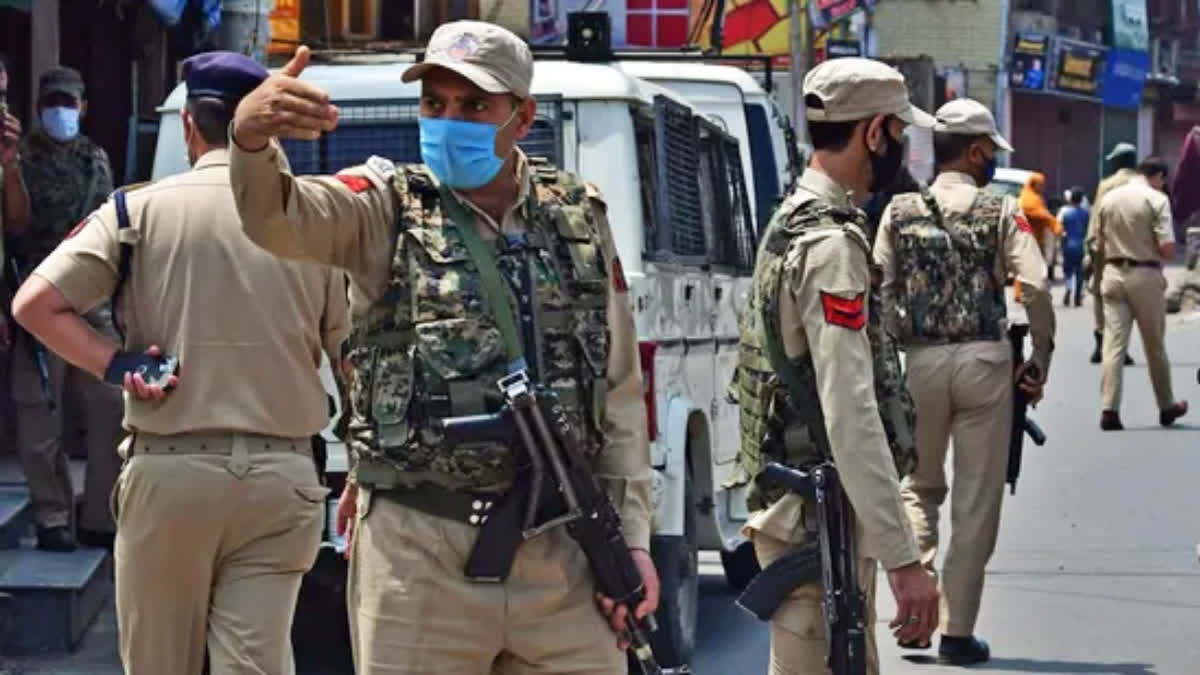 The Jammu and Kashmir government Sunday ordered the suspension of two police officers including DySP Adil Mushtaq Sheikh, who was recently arrested in a corruption case and additional superintendent of police Budgam Gowhar Ahmad Khan.