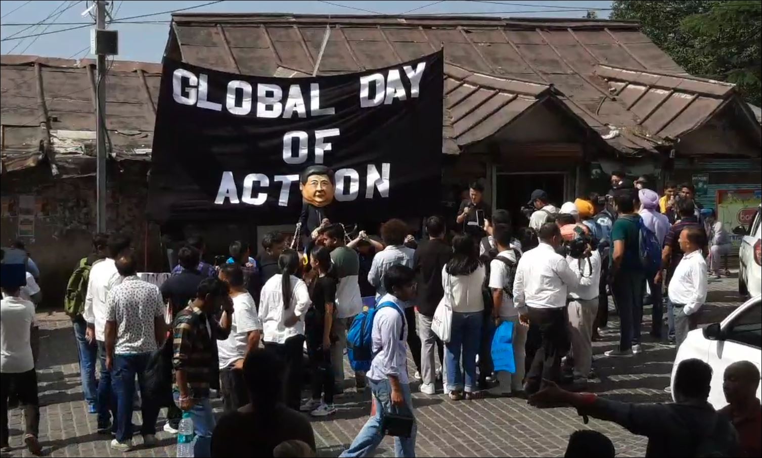 Tibetans Protest Against China In Mcleodgan