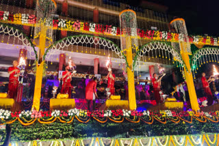 Ganga Aarti organized in Rajrappa temple premises of Ramgarh