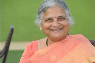 Sudha Murty becomes first woman to get Global Indian Award