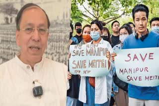 Etv Bharat Netajis Nephew  Prof Sugata Bose  Prof Sugata Bose on Manipur  Manipur Riot Solution  Manipur Violence Solution  Manipur Power Sharing  പ്രൊഫ സുഗത ബോസ്  നേതാജി സുഭാഷ് ചന്ദ്രബോസിന്‍റെ പേരക്കുട്ടി  മണിപ്പൂര്‍ അധികാരം പങ്കിടൽ  മണിപ്പൂര്‍ പ്രശ്‌നപരിഹാരം