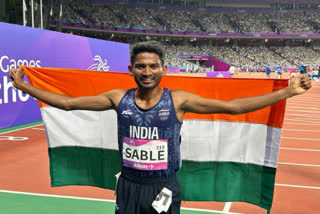 India’s Avinash Sable won the gold medal in men’s 3000m steeplechase at the Hangzhou Asian Games on Sunday.