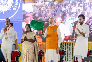 PM Narendra Modi  Development Projects Telangana  new rail services Telangana  13500 crore projects Telangana  Modi Inaugurates Development Projects  തെലങ്കാനയിൽ വികസന പദ്ധതികൾ  തെലങ്കാനയിൽ പുതിയ റെയിൽ സർവീസ്  പ്രധാനമന്ത്രി നരേന്ദ്ര മോദി  തെലങ്കാനയിൽ പുതിയ റോഡുകൾ  ദേശീയ മഞ്ഞൾ ബോർഡ്