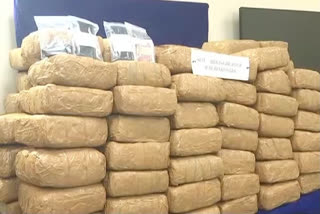 The Rachakonda police busted an inter-state racket that was supplying ganja to customers in Hyderabad, Maharashtra and Tamil Nadu.  The police arrested two persons, who were working on the orders of the mastermind, who was supplying cannabis to Sri Lanka. The lorry and three phones, along with 250 kg of ganja worth Rs 75 lakhs, were seized from their possession, who were hiding the ganja in a lorry, which was loaded with coconut coir.