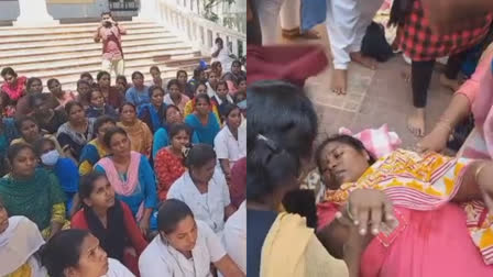 puducherry nursing protest