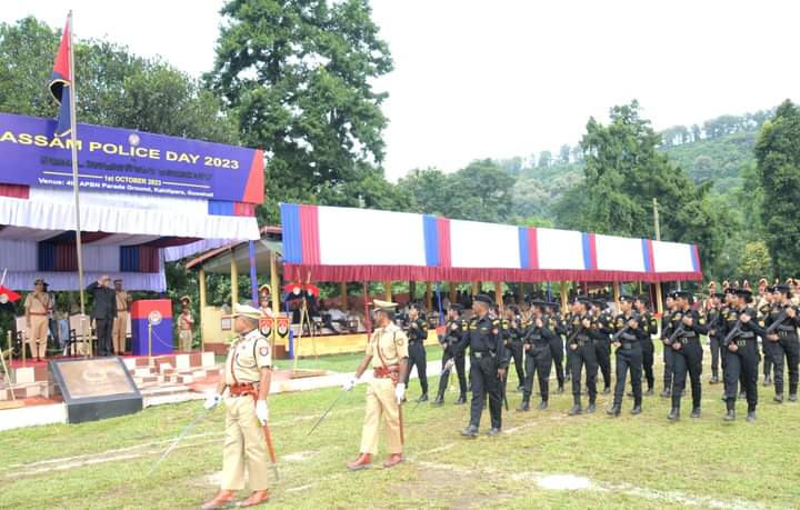 Assam police day celebration in Guwahati